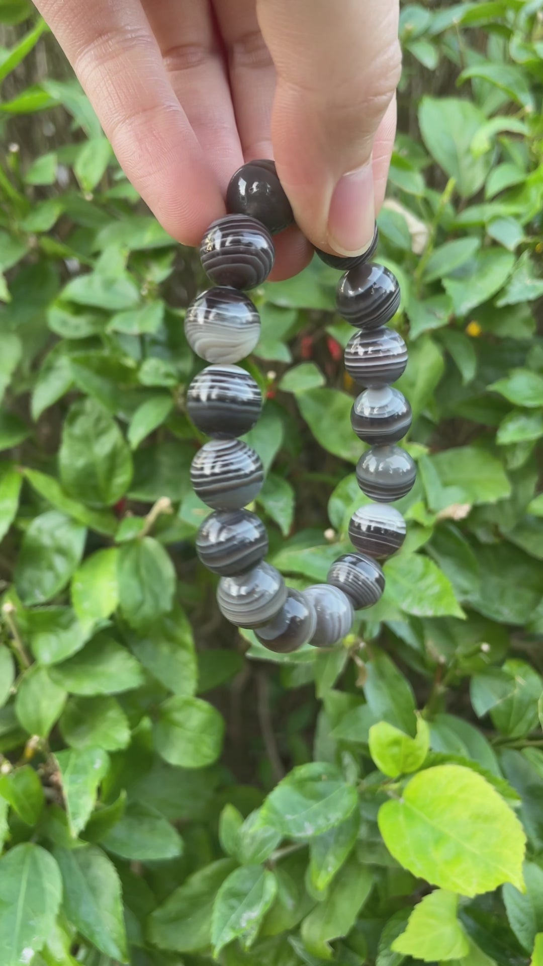 Botswana Agate Bracelet - Natural Stone for Emotional Healing & Comfort