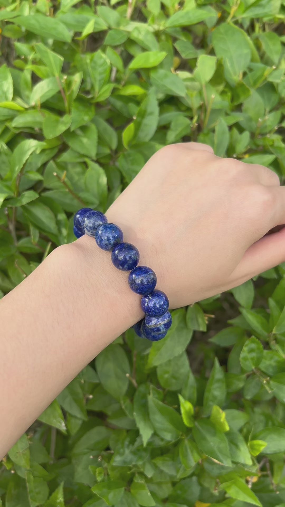 Natural Lapis Lazuli Bracelet - Truth & Communication Stone - Third Eye Chakra & Ancient Wisdom Crystal