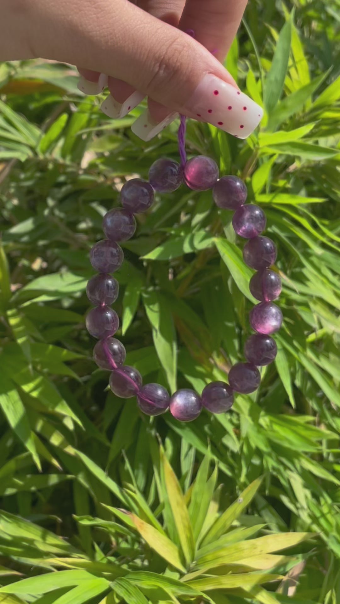 Purple Lepidolite Bracelet - Anxiety Relief & Transition Stone - Calming Crystal for Empaths & Sensitive Souls