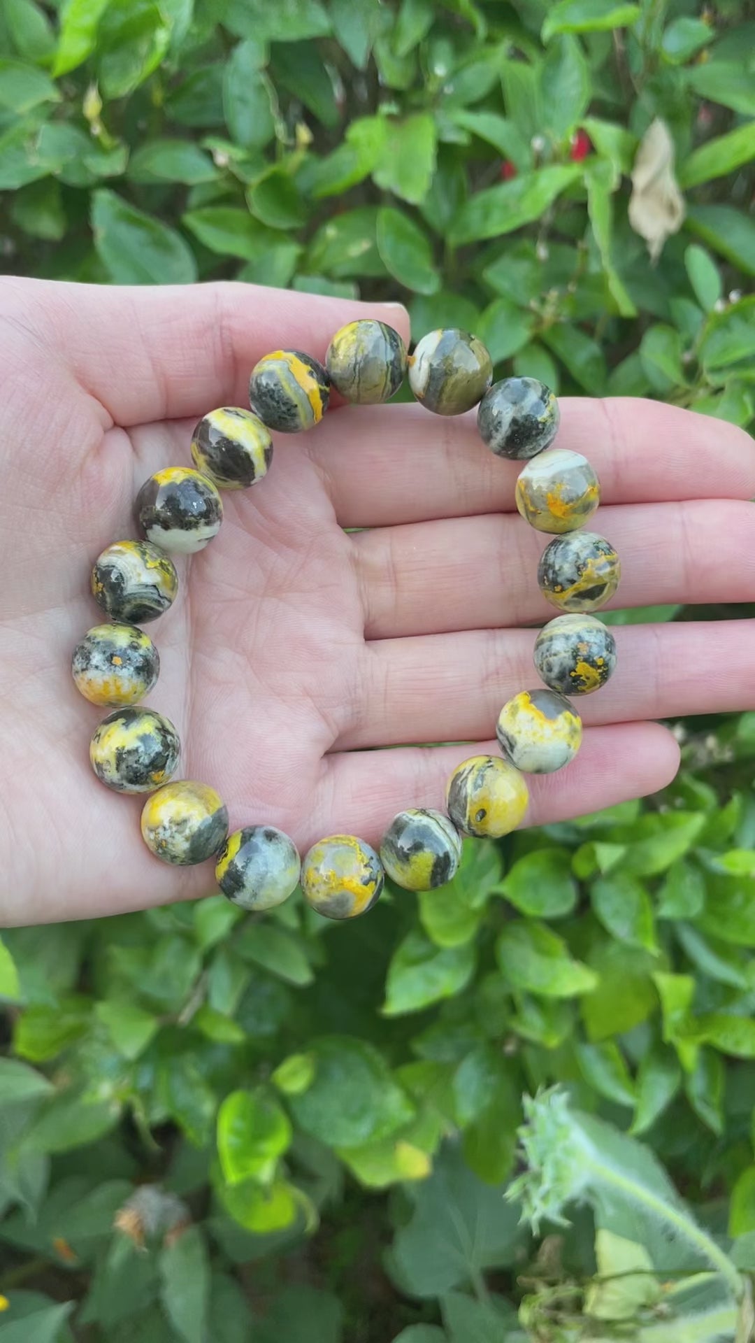 Bumblebee Jasper Bracelet - Natural Stone for Joy, Vitality & Confidence